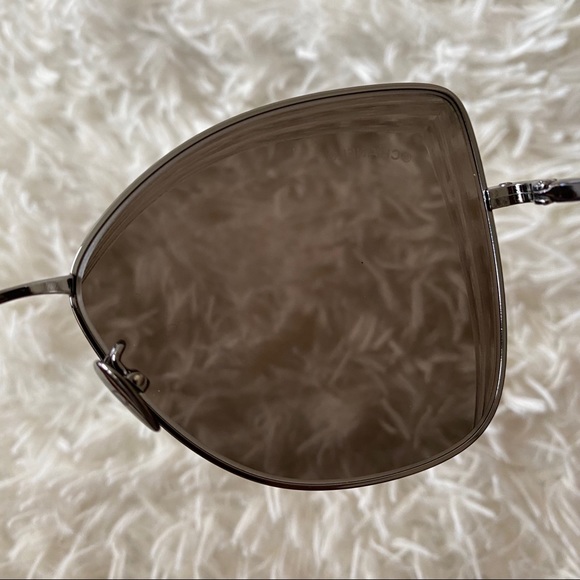 Authentic Chanel Butterfly Brown Lens Gunmetal Frame Sunglasses Non-polarized - Picture 7 of 13